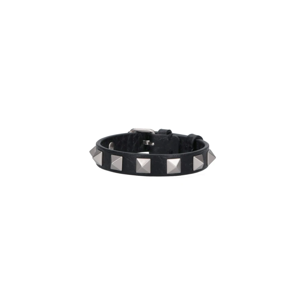 Valentino Garavani Men's Black Rockstud Bracelet