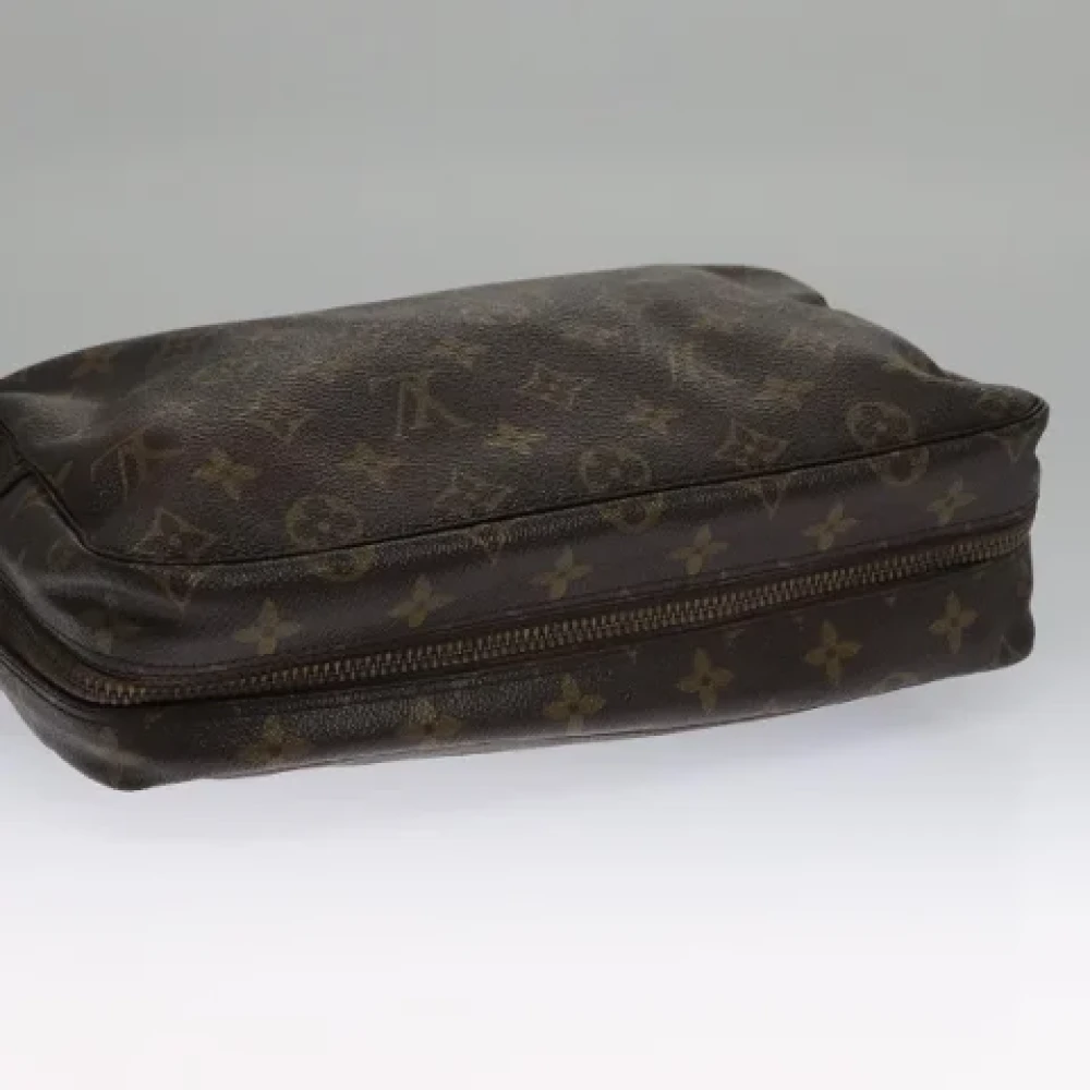 Louis Vuitton Vintage Pre-owned Canvas clutches Brown Dames