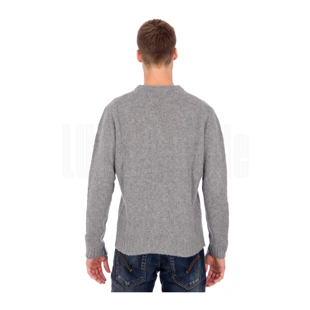 Daniele Fiesoli Stijlvolle Hals Trui Gray Heren