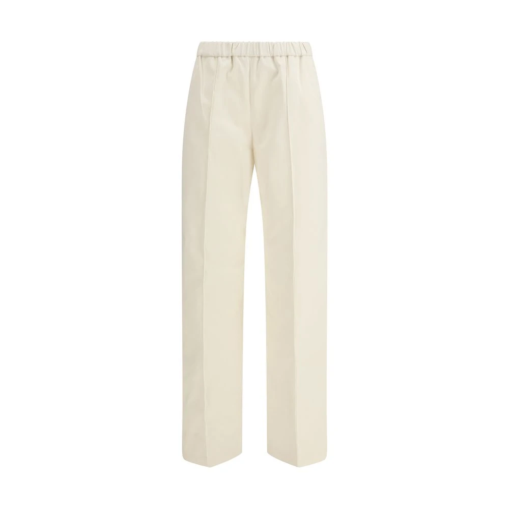 Fabiana Filippi Women's Beige Cotton Gabardine Trousers