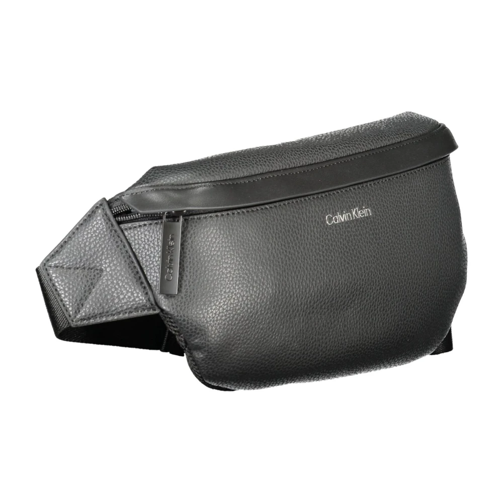 Calvin Klein Zwarte heren heuptas met verstelbare riem Black Heren