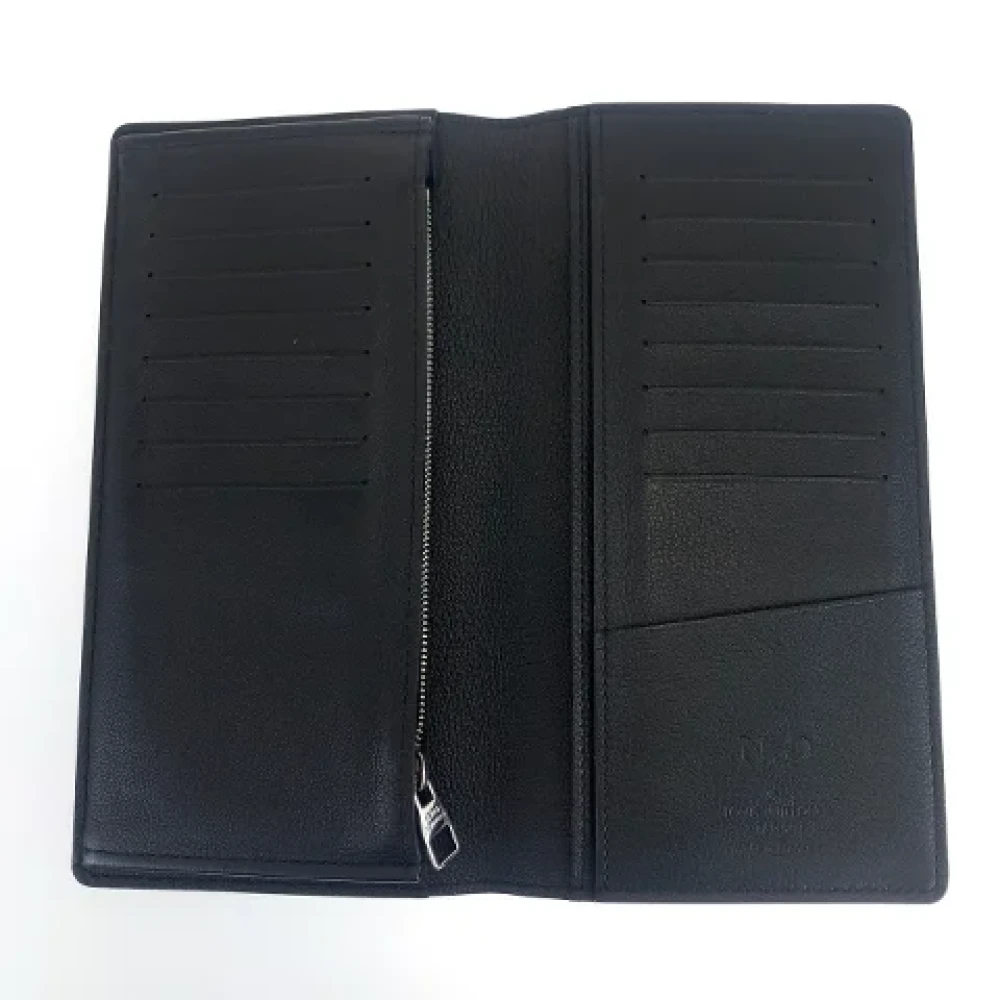 Louis Vuitton Vintage Pre-owned Leather wallets Black Heren