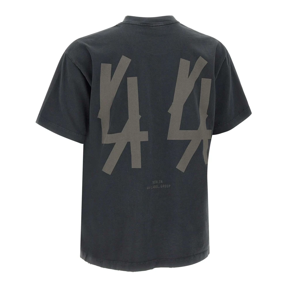 44 Label Group T-shirt met ronde hals Black Heren