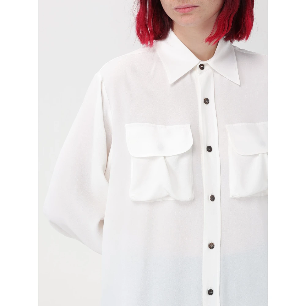 Dsquared2 Fluid Utility Overhemd White Dames