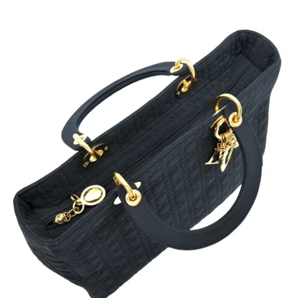 Dior Vintage Pre-owned Fabric dior-bags Black Dames