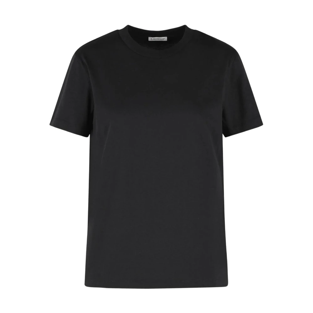 Moncler - Kurzarm-T-Shirt - Tops - Damen - Schwarzk - S - Bild 3