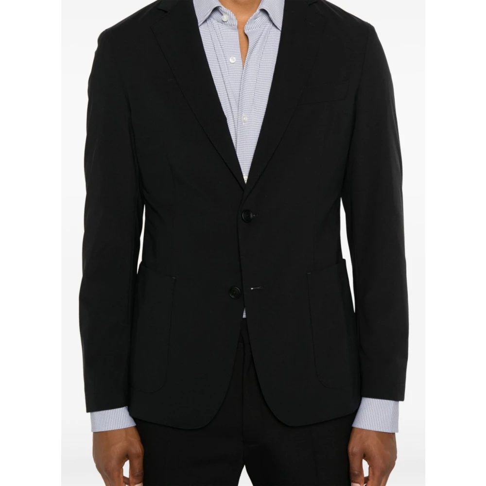 Hugo Boss Stretch Jersey Blazer Black Heren