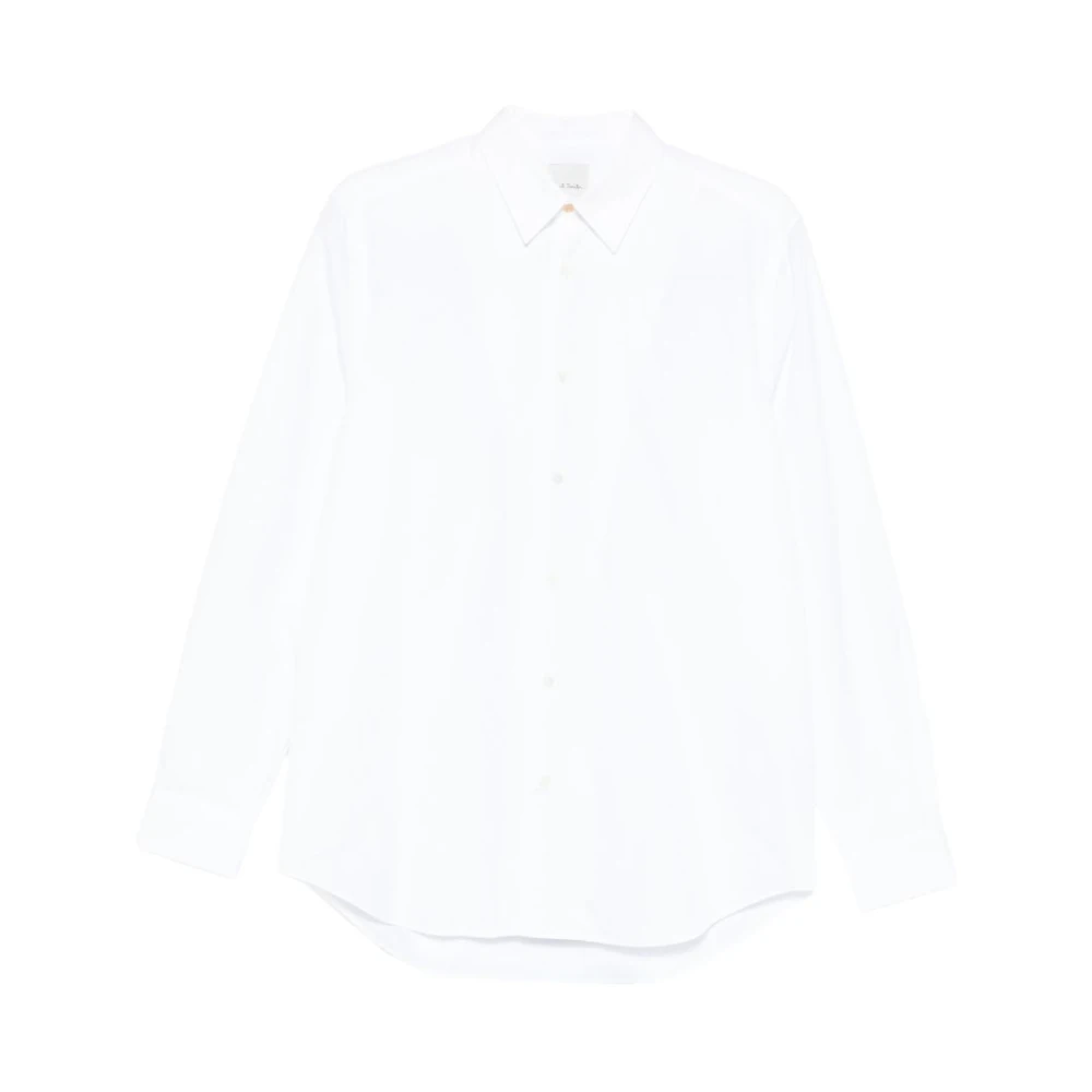 Paul Smith Men's White Button-Fastening Shirt