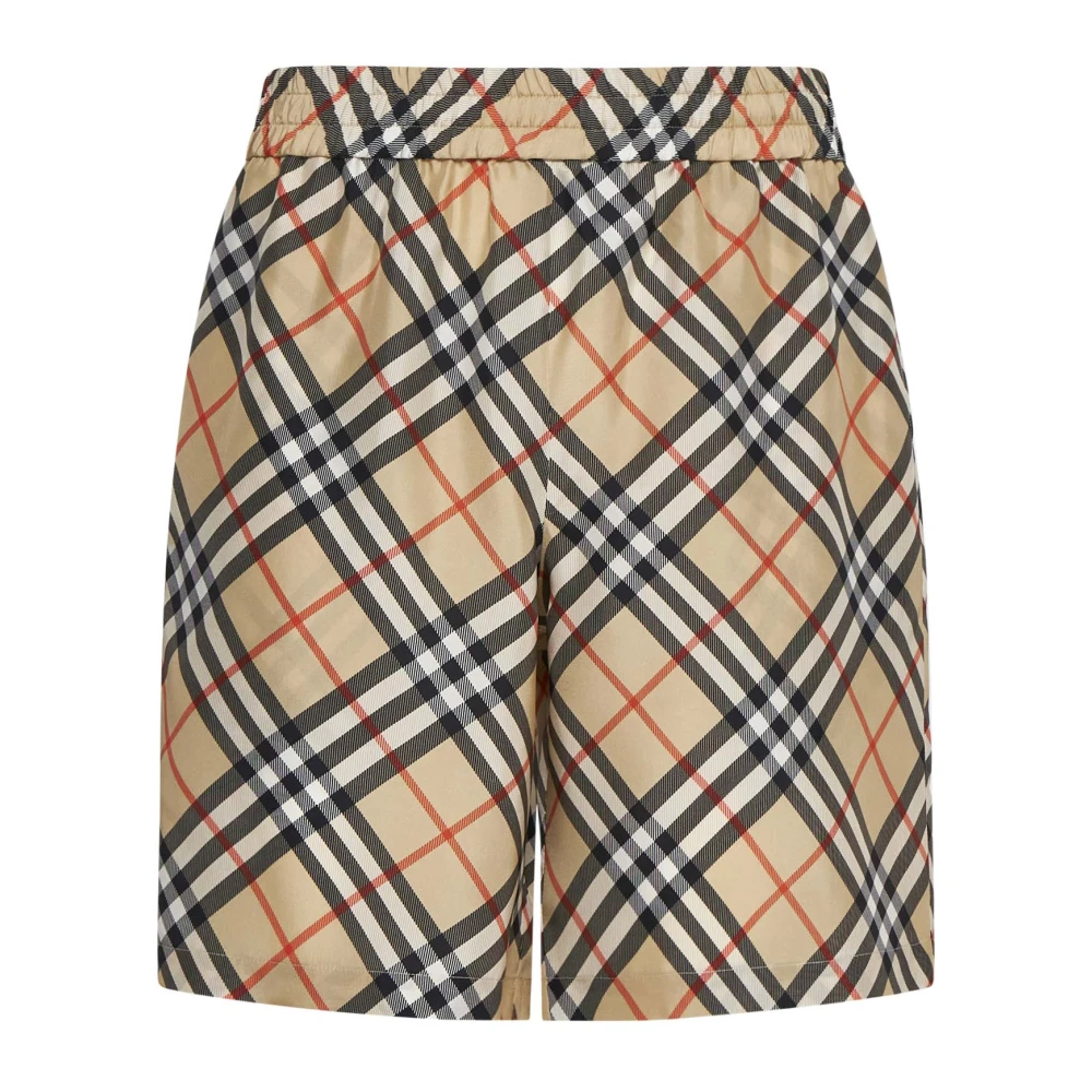 Burberry Stijlvolle Shorts voor Mannen en Vrouwen Beige Heren