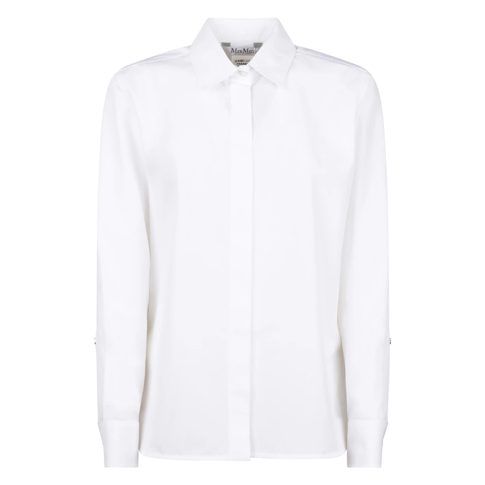 Max Mara White Shirts, Female, Xs, Mxm Maroso Shirt