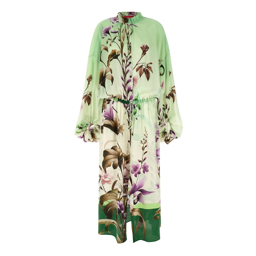 F.r.s For Restless Sleepers Women's Green Cenide Maxi Dress