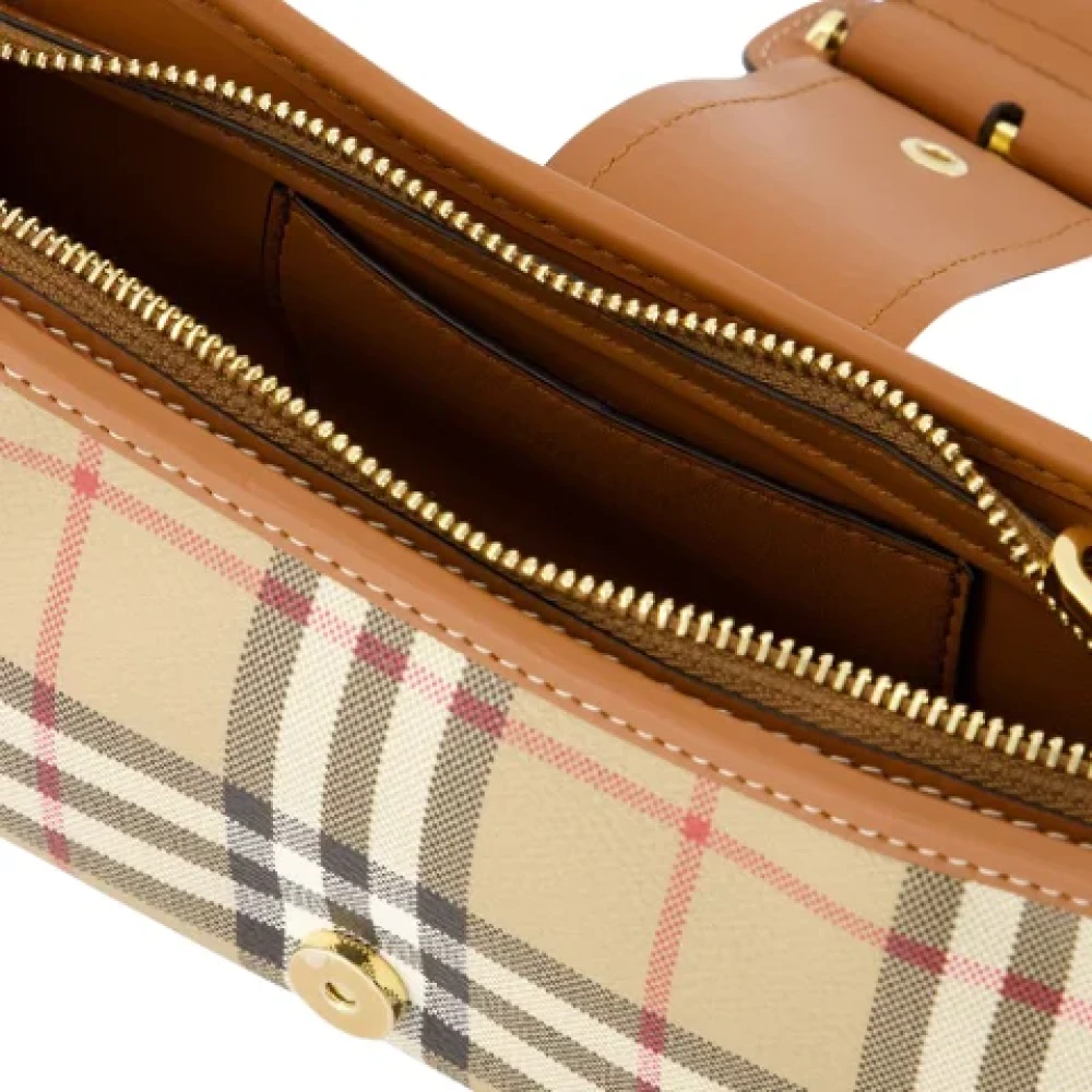 Burberry Leather shoulder-bags Brown Dames