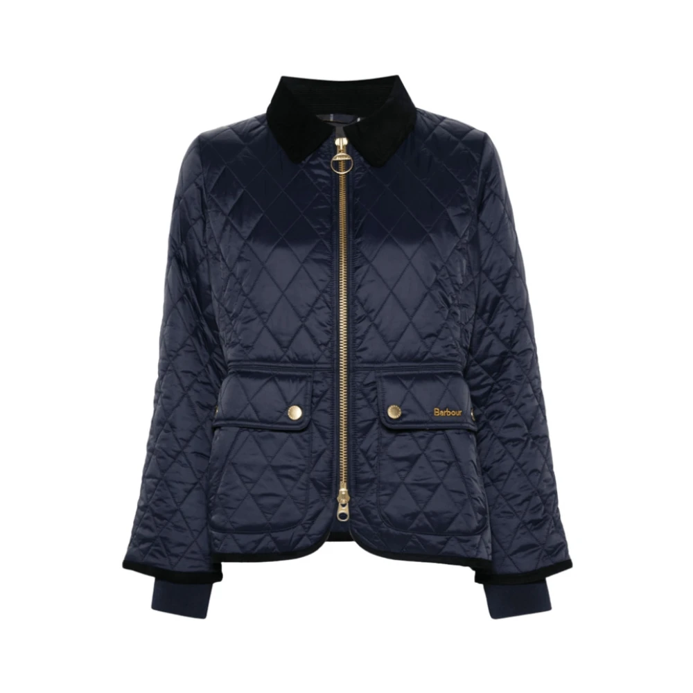 Barbour - Beadnell Fitted Steppjacke - Jackets - Damen - Blau - S - Bild 4