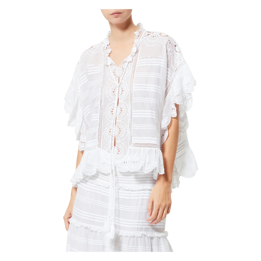 Marant Étoile Women's White Blouses, M, Payton-Gb Blouse