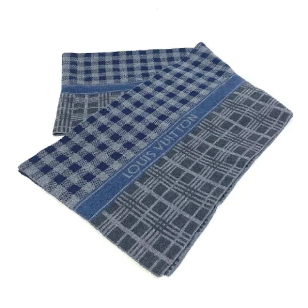 Louis Vuitton Vintage Pre-owned Wool scarves Multicolor Heren
