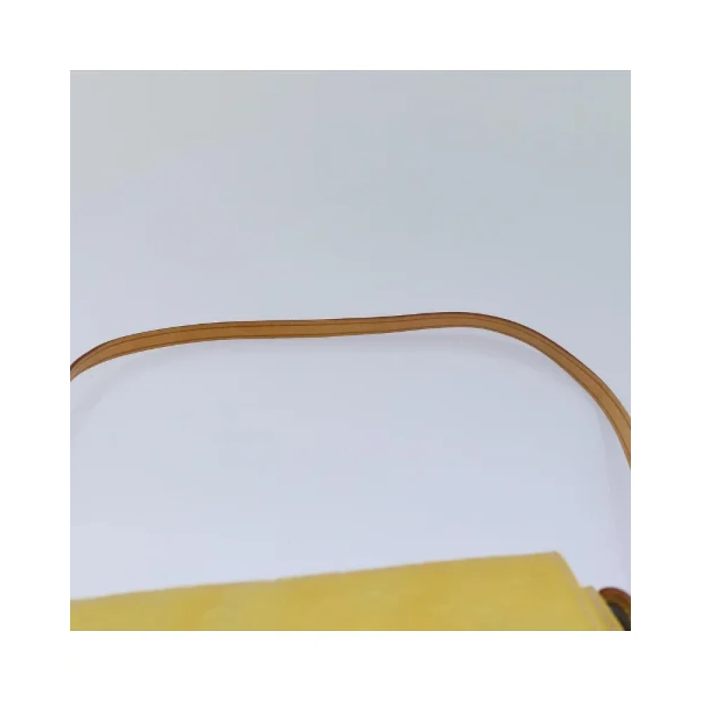 Louis Vuitton Vintage Pre-owned Leather louis-vuitton-bags Yellow Dames