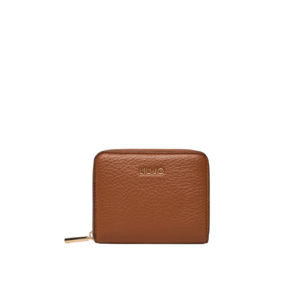 Liu Jo Women's Brown Wallets & Cardholders, One Size, Zip Short Wallet With Multiple Compartments