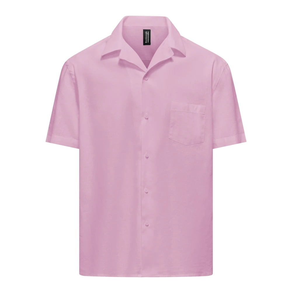 Bomboogie Hombre Rosado Camisas, Rosa, Talla: M