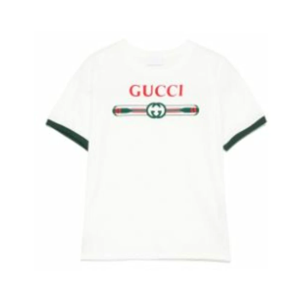 Gucci Barn T-shirt & Polo för barn White, Unisex