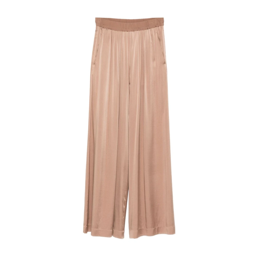 Forte Forte Women's Brown Wide Trousers, S, My Trousers Wide Trousers