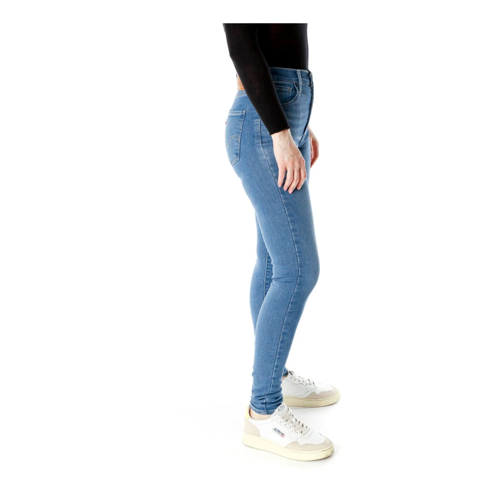 Levi's Hoge Taille Skinny Fit Jeans Blue Dames
