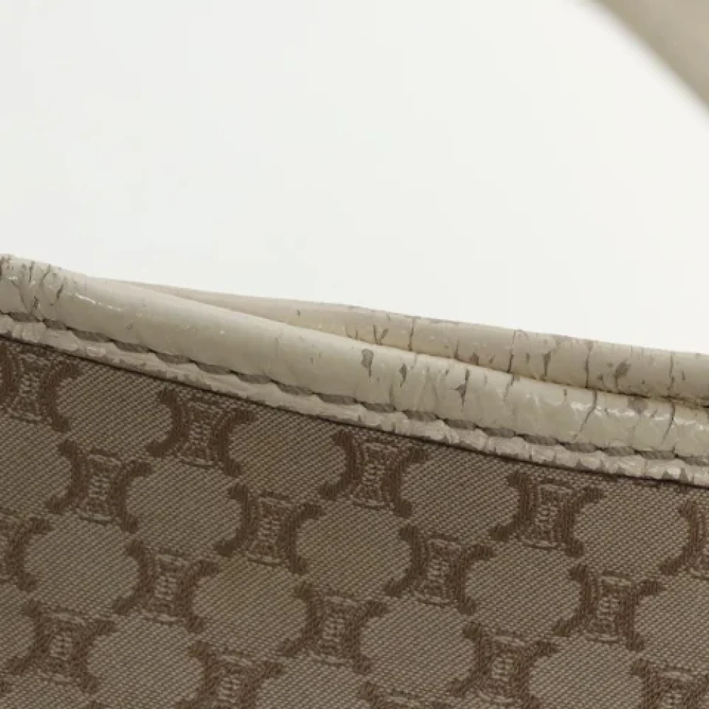 Celine Vintage Pre-owned Canvas totes Beige Dames