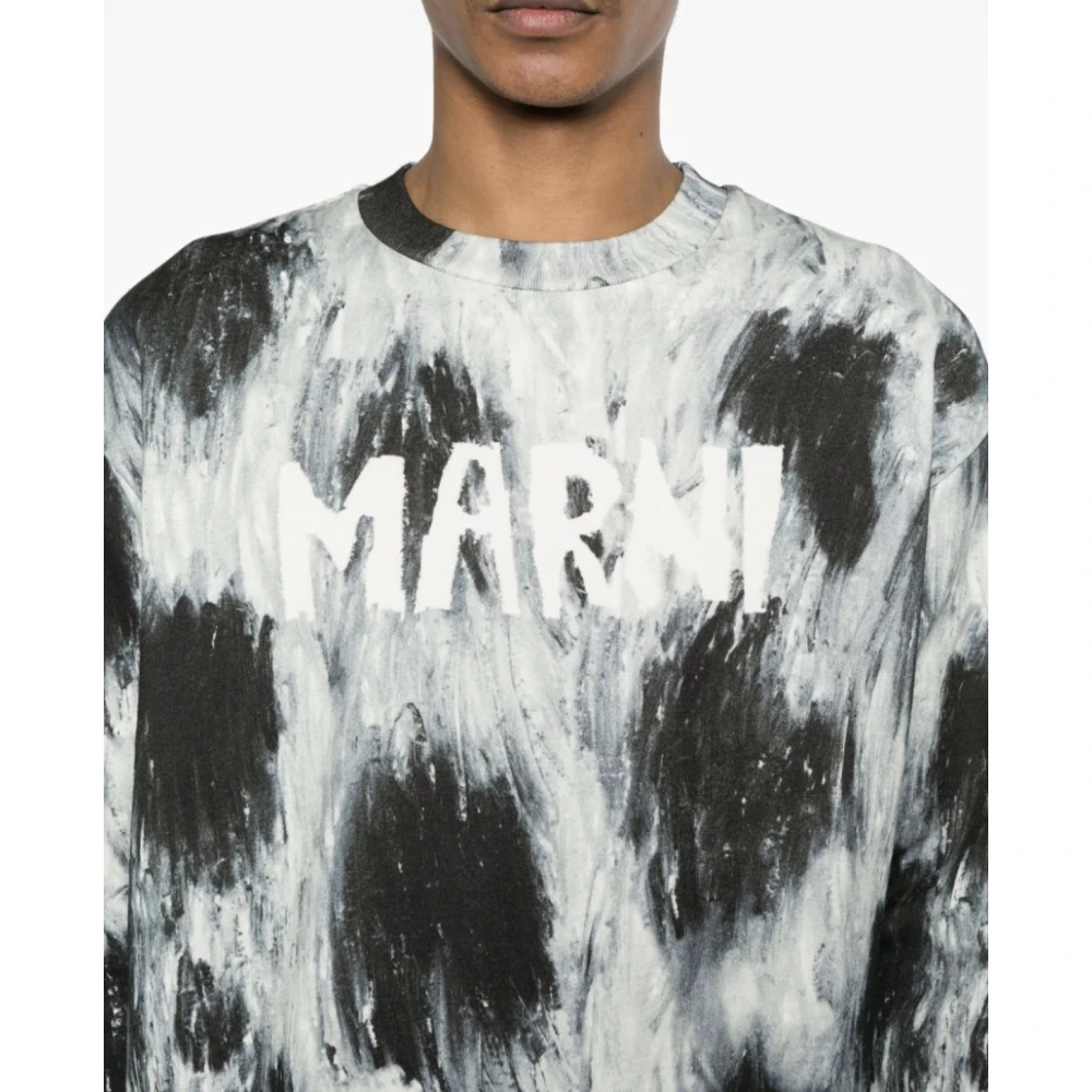 Marni Blauwe Sweatshirt Casual Mode Stijl Multicolor Heren