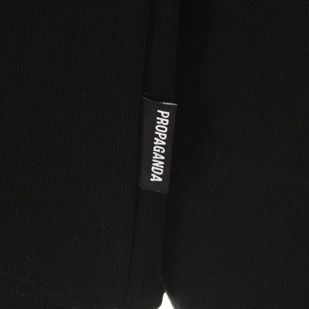 Propaganda Zwarte Crewneck Sweatshirt met Logo Print Black Heren