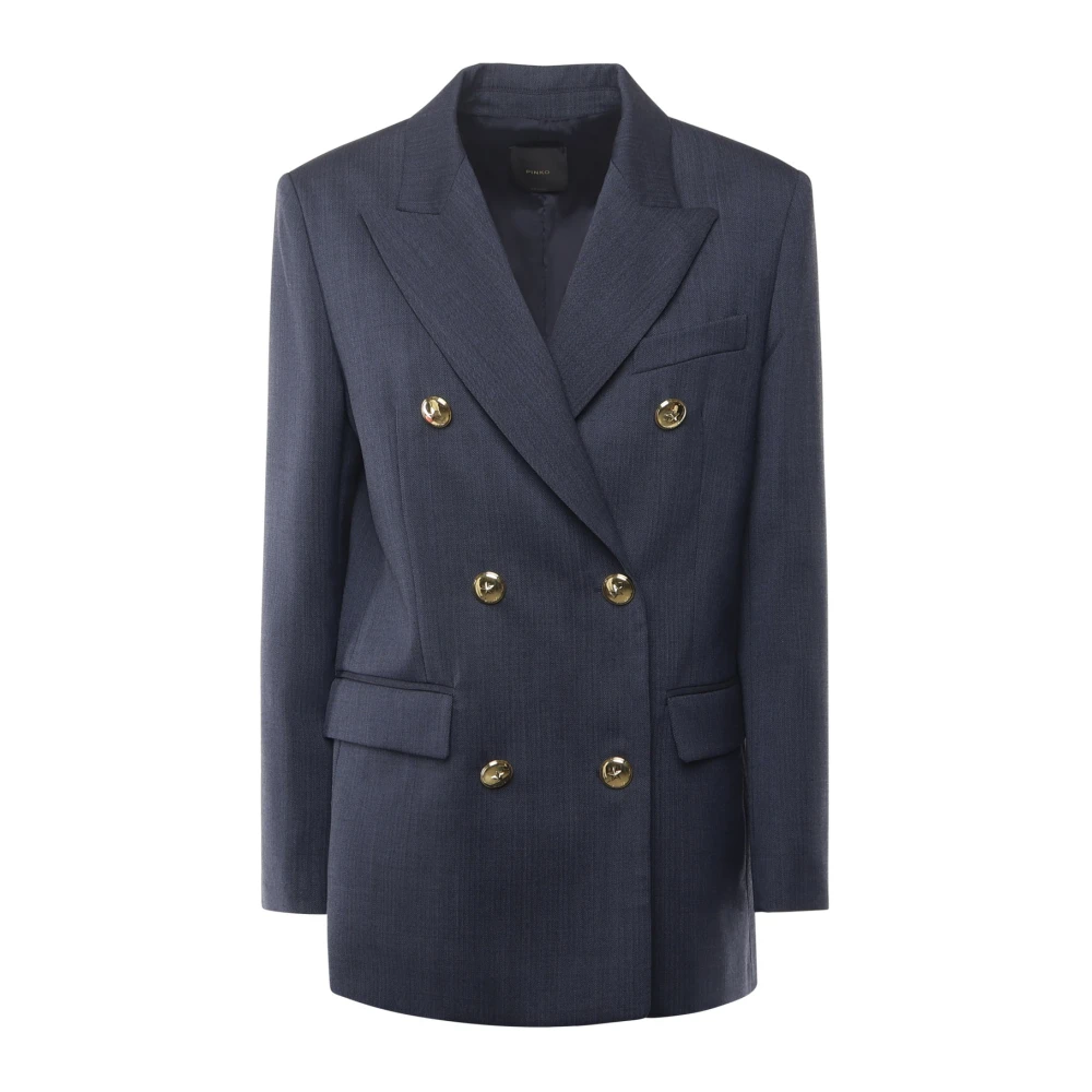 Pinko Women's Blue Blazers, M, Blazers