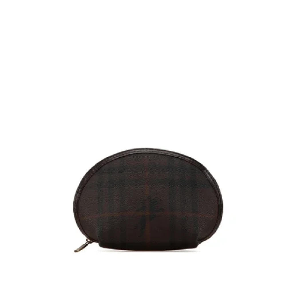 Burberry Vintage Pre-owned Leather pouches Brown Dames
