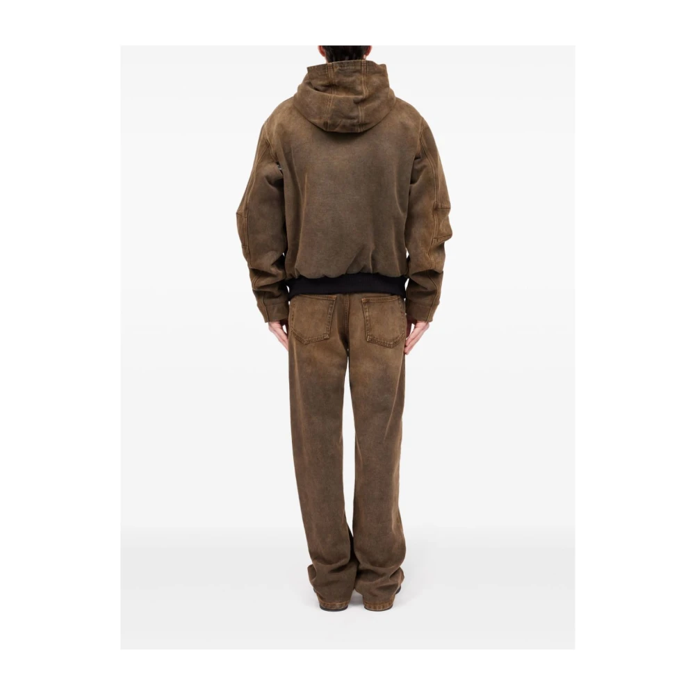 MM6 Maison Margiela Bruine Jas voor Vrouwen Brown Heren