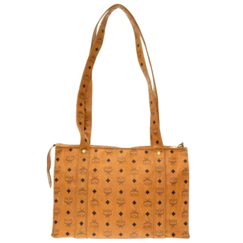 MCM Pre-owned Fabric totes Brown Dames