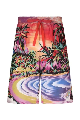 Grafiska Bermuda Shorts