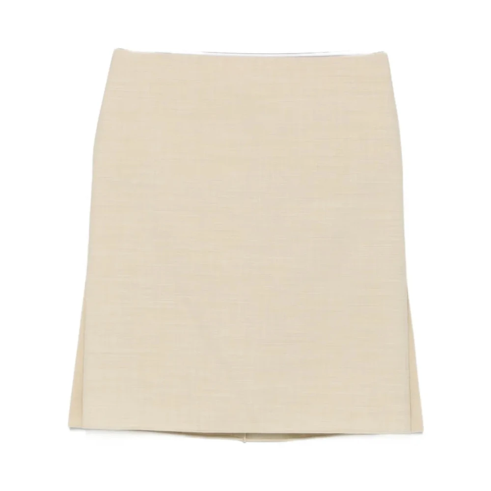 Calvin Klein Women's Beige Short Skirts, S, Lunas Skirt