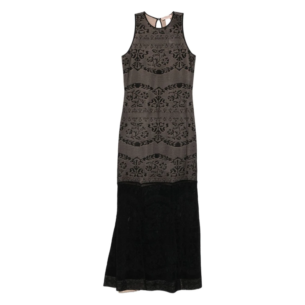 Twinset Women's Black Dress Set Elegant Chic - Midi Dresses - Xs - Dresses