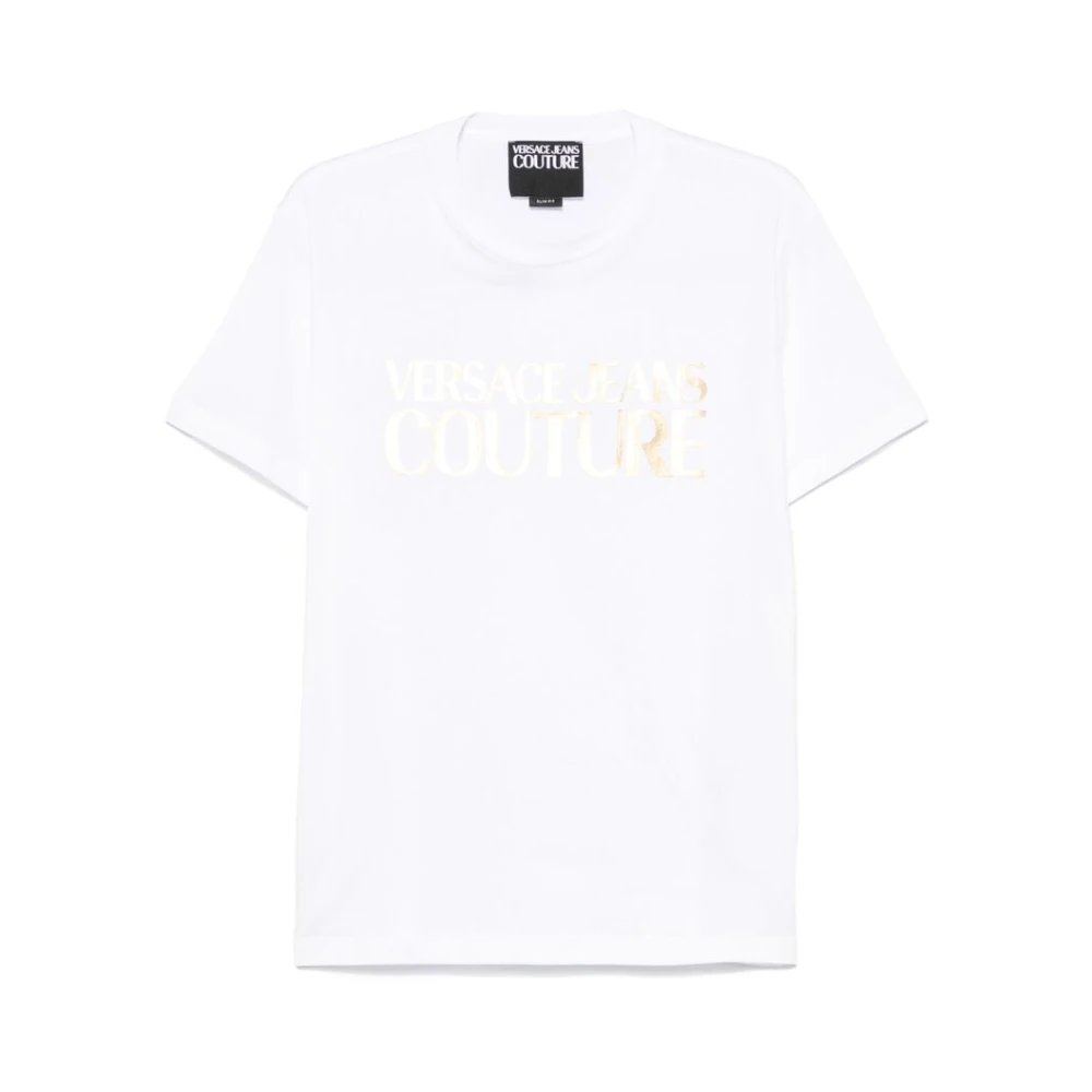 Versace Jeans Couture Witte Crew Neck T-shirt White Heren