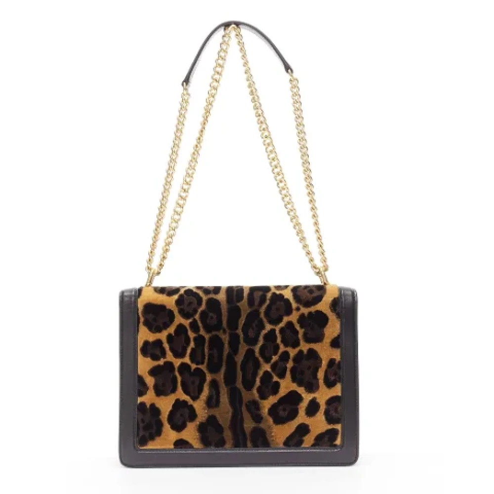 Dolce & Gabbana Pre-owned Velvet shoulder-bags Black Dames