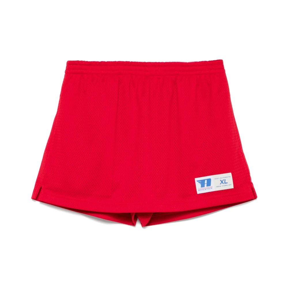 Alexander wang Rode Elastische Taille Rok Red Dames