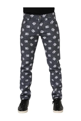 Logo Skinny Denim Jeans