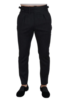 Randig Ull Chino Byxor