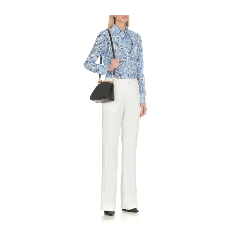 ETRO Casual Shirts Blue Dames