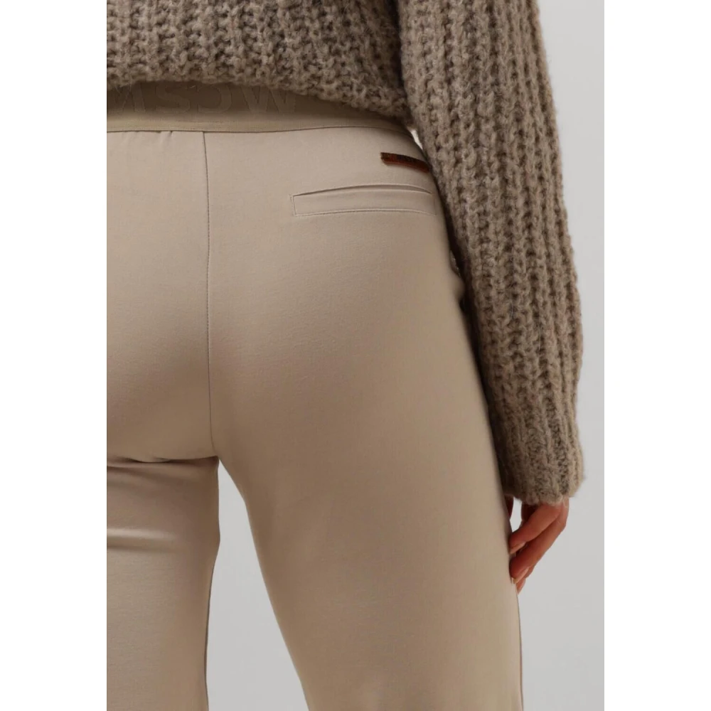 Moscow Wijde Beige Broek Beige Dames