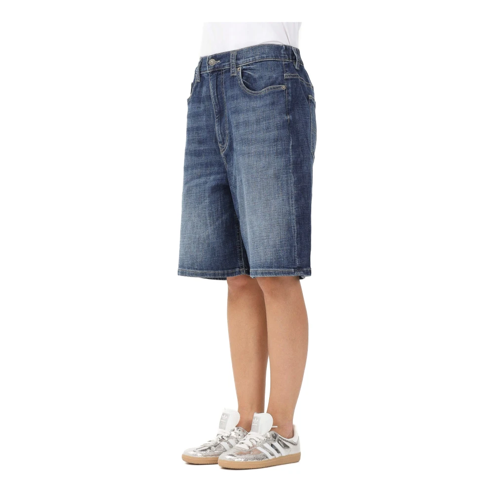 Diesel Femme Bleu Shorts, Taille: 38 Fr Bermuda En Jean Medium