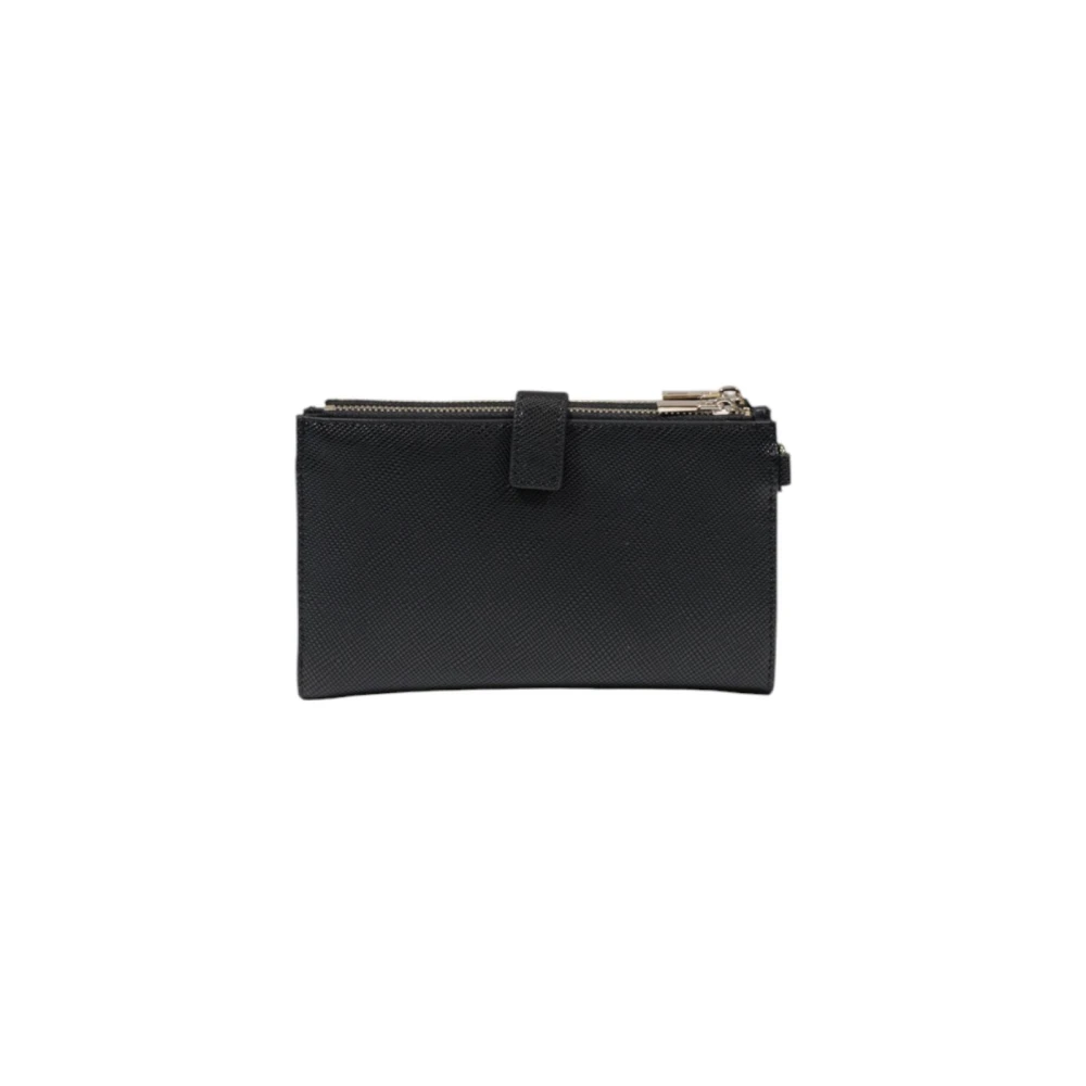 Guess Stijlvolle portemonnee met rits en vakken Black Dames
