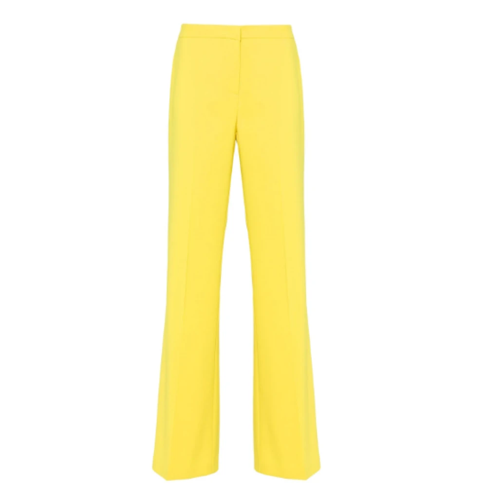 Pinko Wide Trousers Yellow Dames