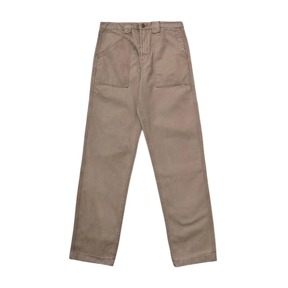 Timberland Canvas Vermoeidheid Broek Bruin Beige Heren