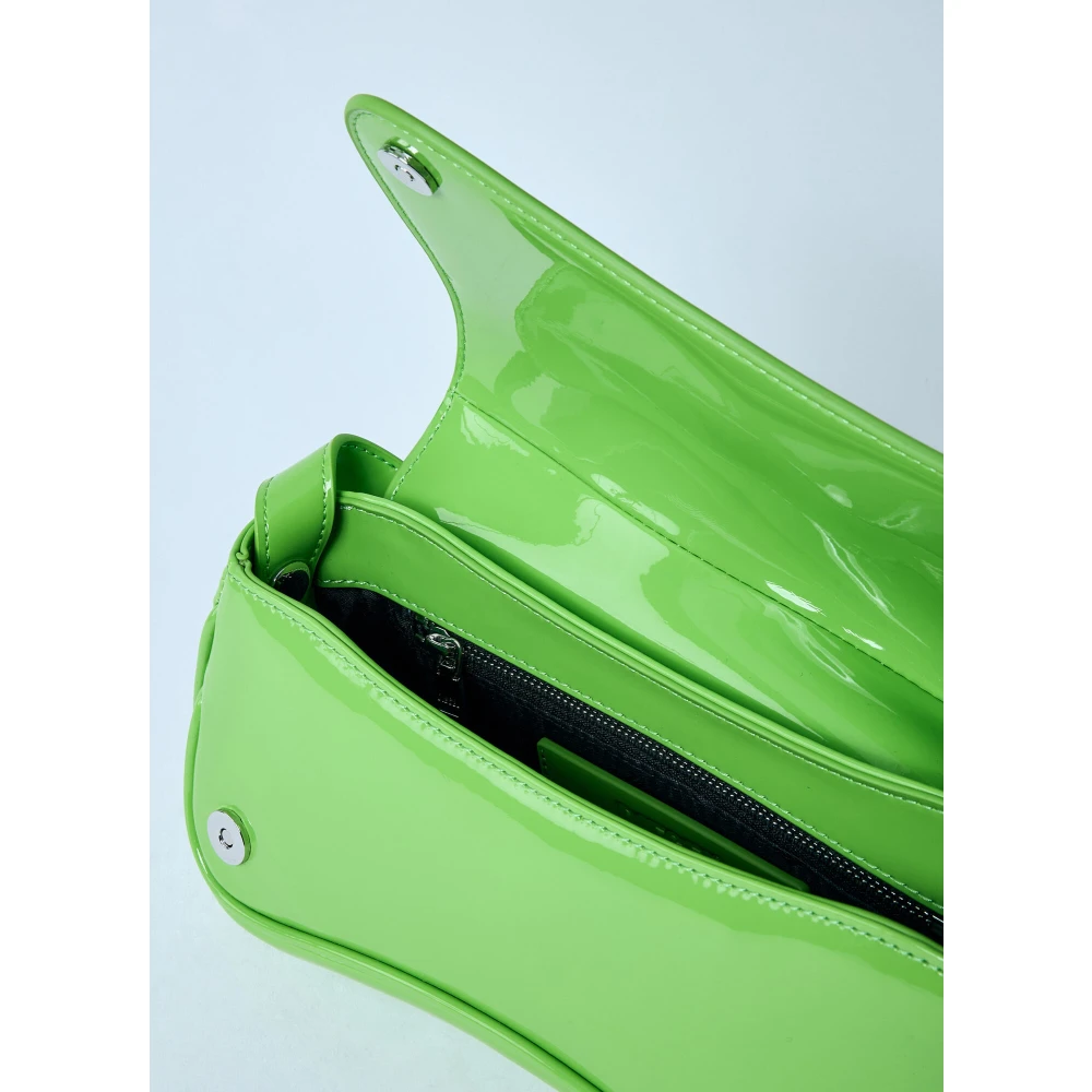 Diesel Hoogglans Play Clutch Schoudertas Green Dames