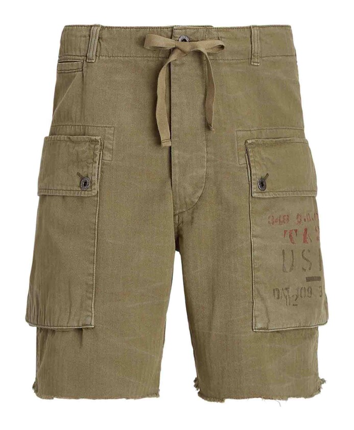 green-herringbone-cargo-shorts-ss25