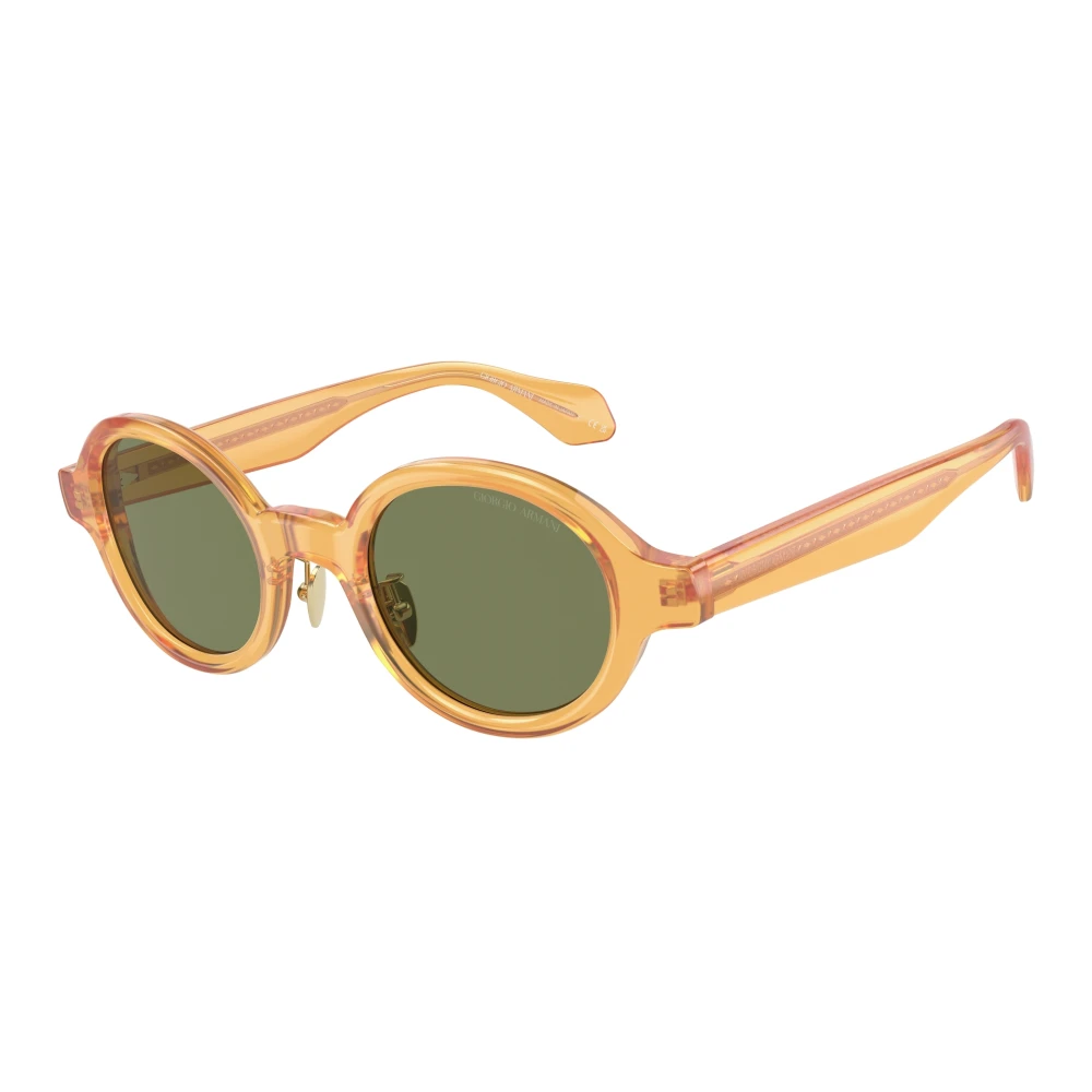 Giorgio Armani Men's Green Man Ar8205 60632A Sunglasses Acetate Yellow Round Normal - Image 3