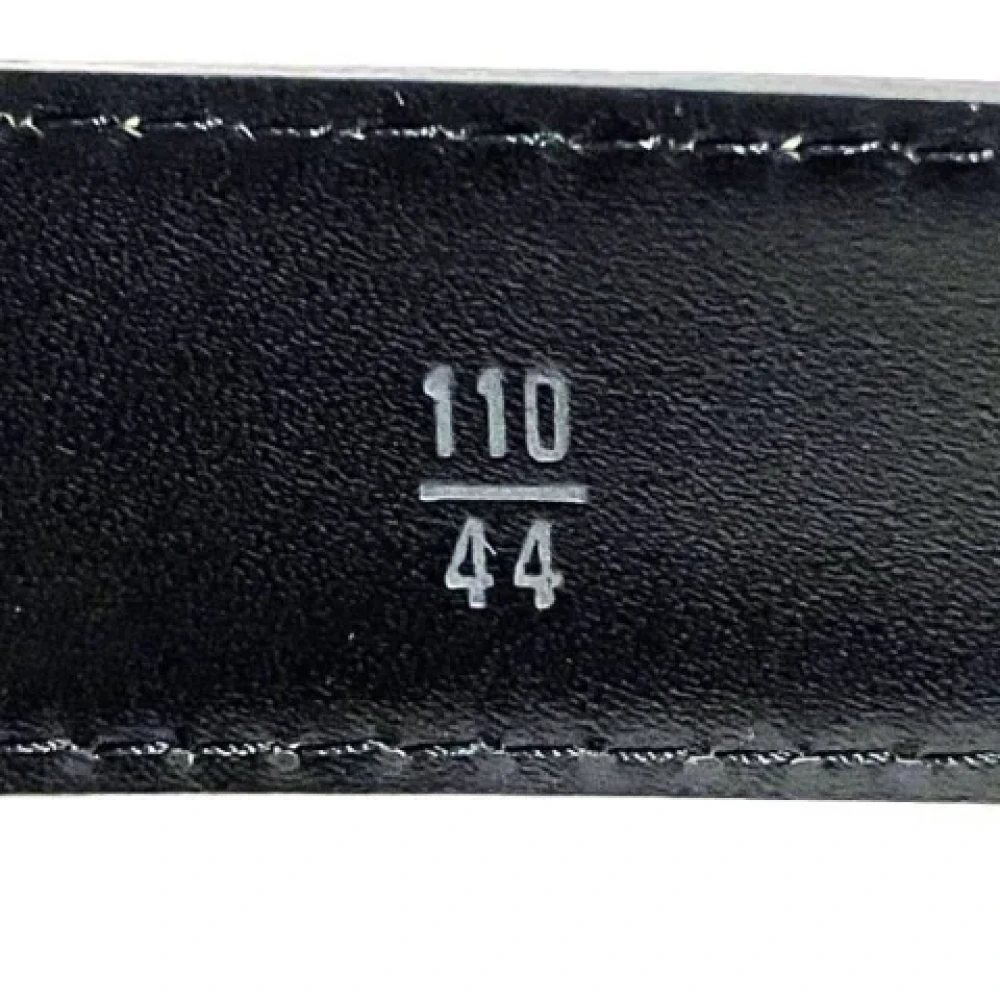 Louis Vuitton Vintage Pre-owned Leather belts Black Dames